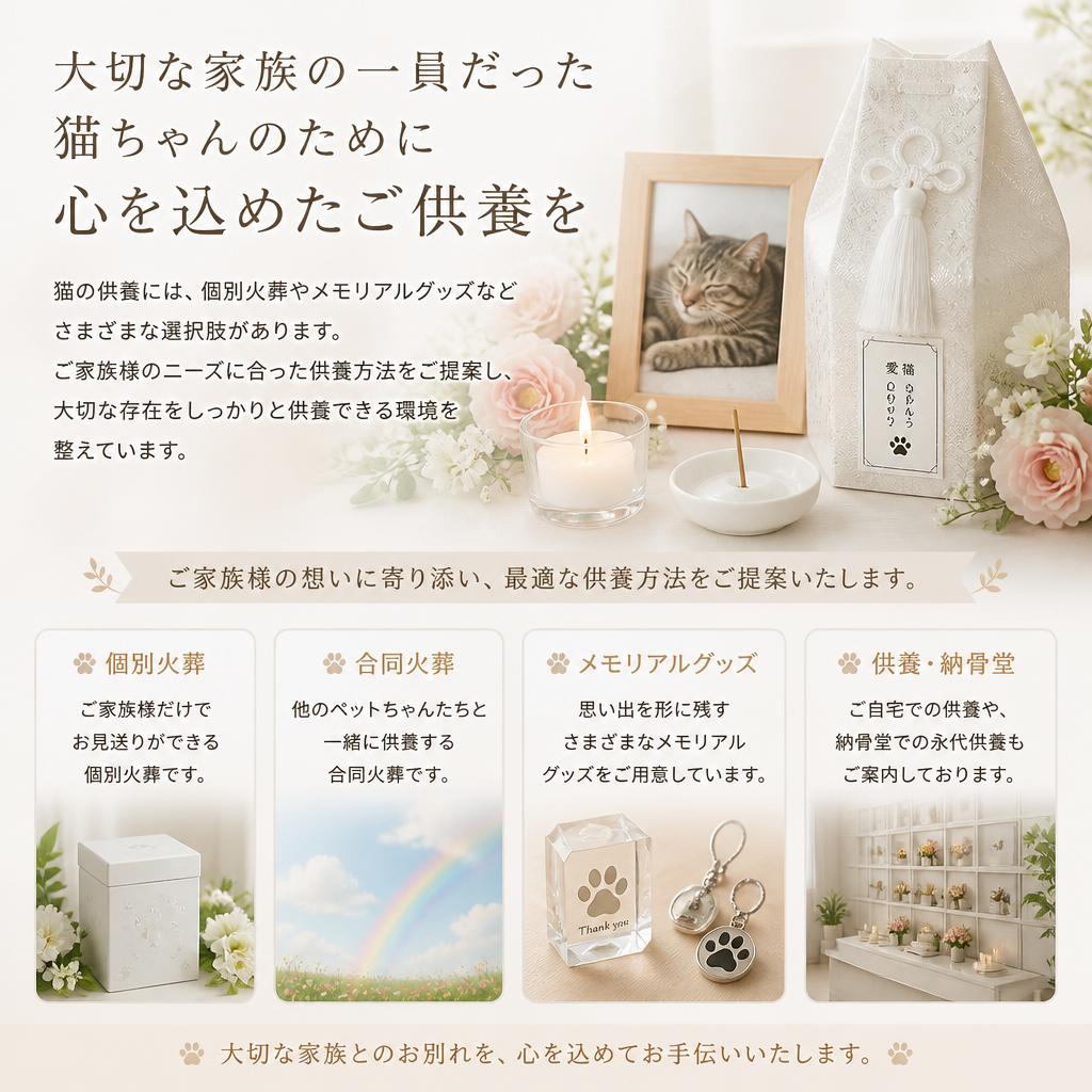 猫の供養方法について