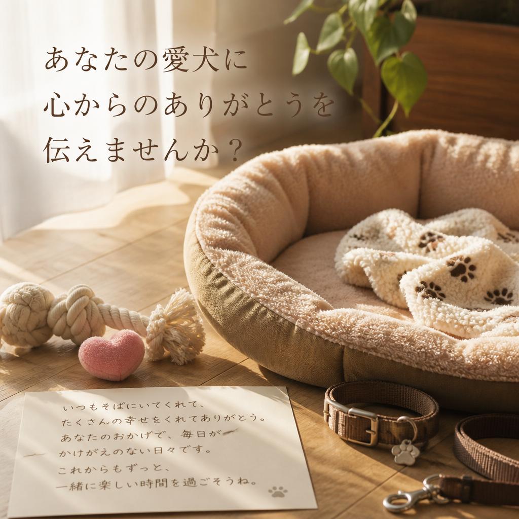 あなたの愛犬に心からのありがとうを伝えませんか？