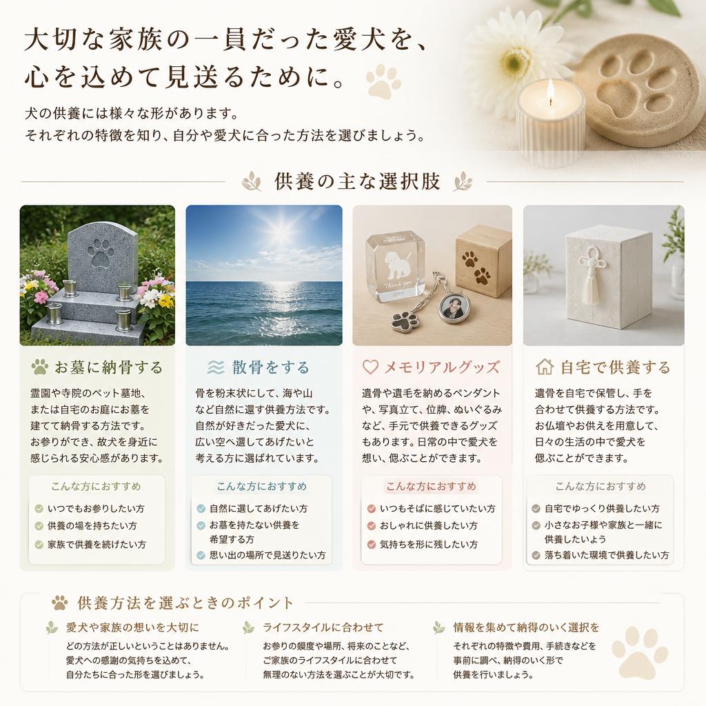供養の形と選択肢