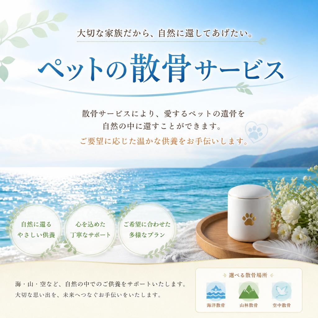 特別な散骨サービス