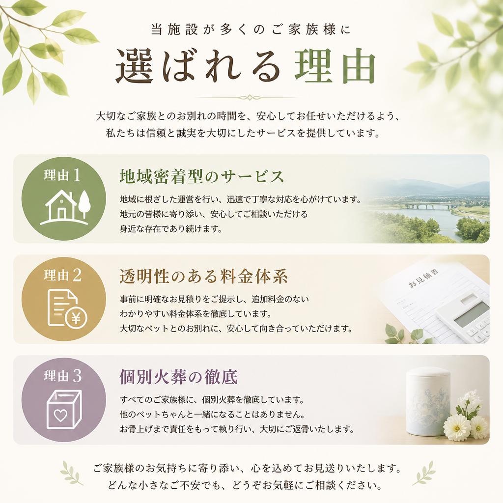 選ばれる理由