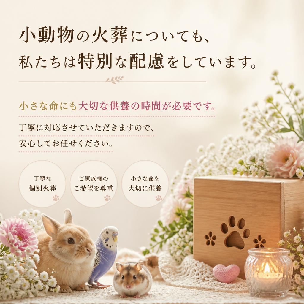 小動物の供養
